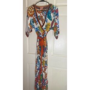 Flying Tomato Floral Wrap Dress